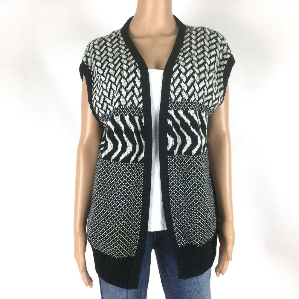 Trissi Women's Open Front Sleeveless Sweater